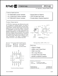 Click here to download RF2162_06 Datasheet