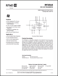 Click here to download RF2516_1 Datasheet