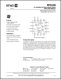 Click here to download RF5198 Datasheet