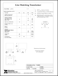 Click here to download T-30805 Datasheet