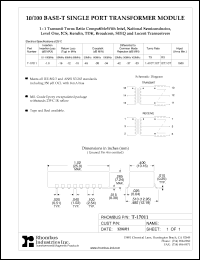 Click here to download T-17011 Datasheet