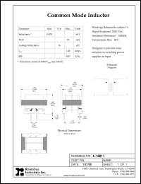 Click here to download L-16011 Datasheet