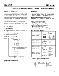 Click here to download RT9161/A-28CX Datasheet