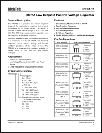 Click here to download RT9163-33CXL Datasheet