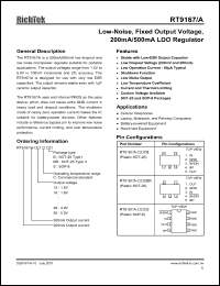 Click here to download RT9167/A-43CB Datasheet