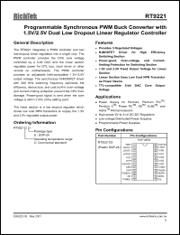 Click here to download RT9221CS Datasheet