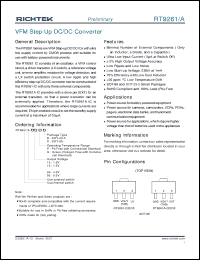 Click here to download RT9261A-50PB Datasheet