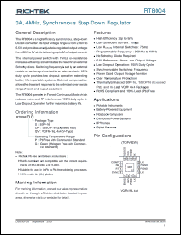 Click here to download RT8004QQV Datasheet