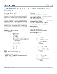 Click here to download RT9176-15GG Datasheet