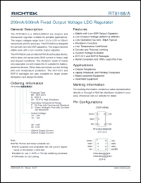 Click here to download RT9168A16GS Datasheet