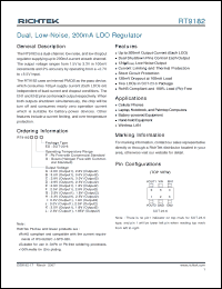 Click here to download RT9182IPES Datasheet