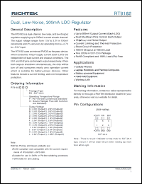 Click here to download RT9182DGES Datasheet