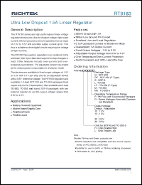 Click here to download RT9183H-18CG Datasheet