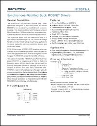 Click here to download RT9619GS Datasheet