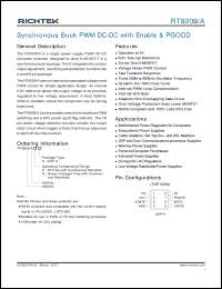 Click here to download RT9209AGS Datasheet