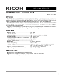 Click here to download RP100K191B Datasheet