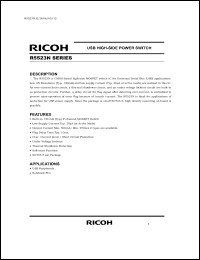Click here to download R5523N Datasheet