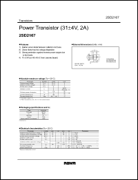 Click here to download 2SD2167 Datasheet