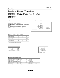 Click here to download 2SD2170 Datasheet