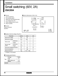 Click here to download 2SK2094 Datasheet