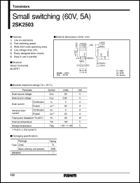 Click here to download 2SK2503 Datasheet