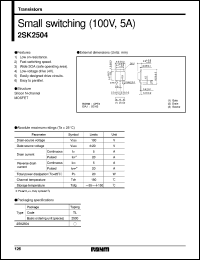 Click here to download 2SK2504 Datasheet