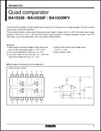 Click here to download BA10339FV Datasheet