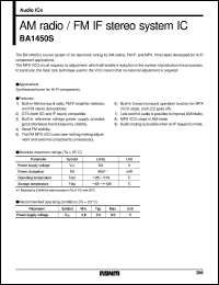 Click here to download BA1450S Datasheet