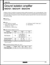 Click here to download BA3121F Datasheet