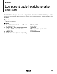 Click here to download BA3574 Datasheet