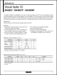 Click here to download BA3838F Datasheet