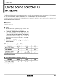 Click here to download BA3853BFS Datasheet