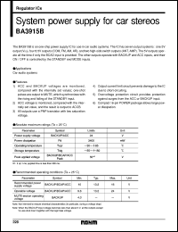 Click here to download BA3915 Datasheet