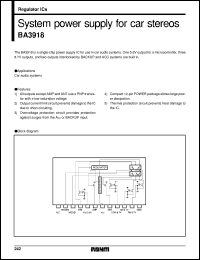 Click here to download BA3918 Datasheet