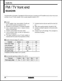 Click here to download BA4424 Datasheet
