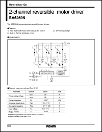 Click here to download BA6259 Datasheet