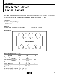 Click here to download BA6267F Datasheet