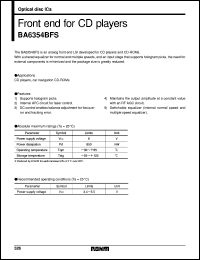 Click here to download BA6354BFS Datasheet