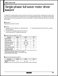 Click here to download BA6427 Datasheet