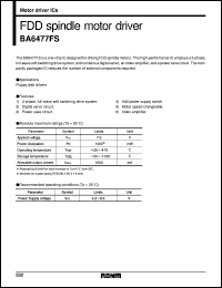 Click here to download BA6477 Datasheet