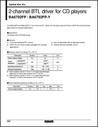 Click here to download BA6792FP Datasheet