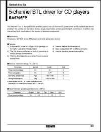 Click here to download BA6796FP Datasheet