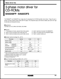 Click here to download BA6848FP Datasheet