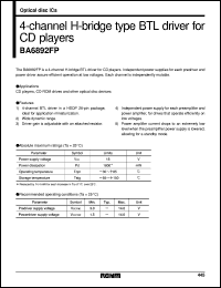 Click here to download BA6892 Datasheet