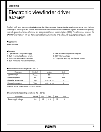 Click here to download BA7149F Datasheet