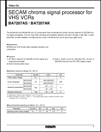 Click here to download BA7207AS Datasheet