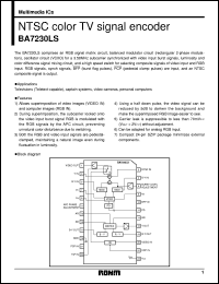 Click here to download BA7230 Datasheet