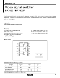 Click here to download BA7602F Datasheet