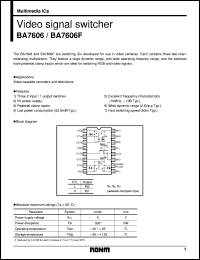 Click here to download BA7606 Datasheet