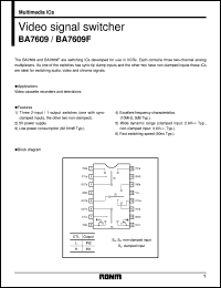 Click here to download BA7609 Datasheet